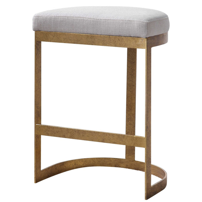 IVANNA COUNTER STOOL, GOLD