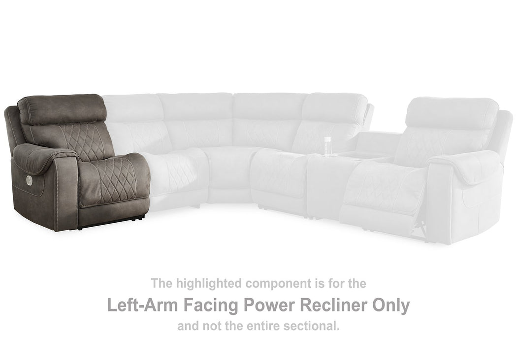 Hoopster 6-Piece Power Reclining Sectional - Yulissa Home Furnishings (NJ)