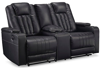 Center Point Reclining Loveseat with Console - Yulissa Home Furnishings (NJ)