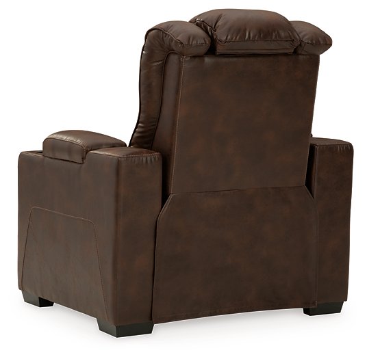 Owner's Box Power Recliner - Yulissa Home Furnishings (NJ)