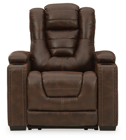 Owner's Box Power Recliner - Yulissa Home Furnishings (NJ)