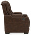 Owner's Box Power Recliner - Yulissa Home Furnishings (NJ)