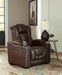 Owner's Box Power Recliner - Yulissa Home Furnishings (NJ)