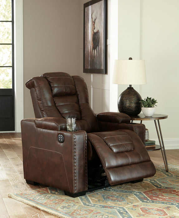 Owner's Box Power Recliner - Yulissa Home Furnishings (NJ)