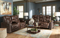 Owner's Box Power Reclining Loveseat with Console - Yulissa Home Furnishings (NJ)