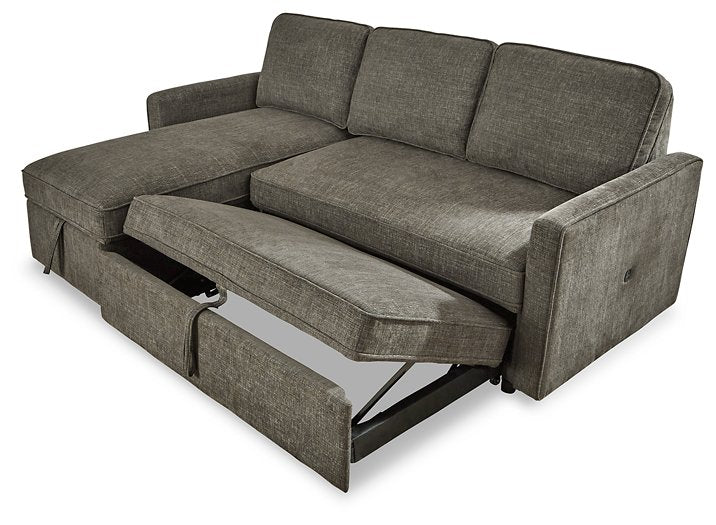 Kerle 2-Piece Sectional with Pop Up Bed - Yulissa Home Furnishings (NJ)