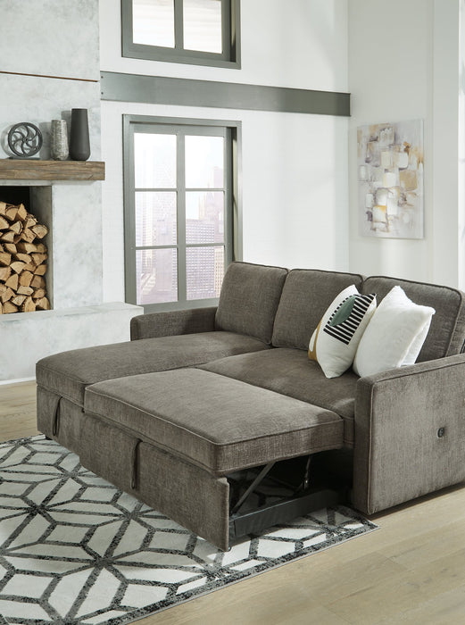 Kerle 2-Piece Sectional with Pop Up Bed - Yulissa Home Furnishings (NJ)