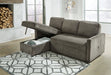 Kerle 2-Piece Sectional with Pop Up Bed - Yulissa Home Furnishings (NJ)