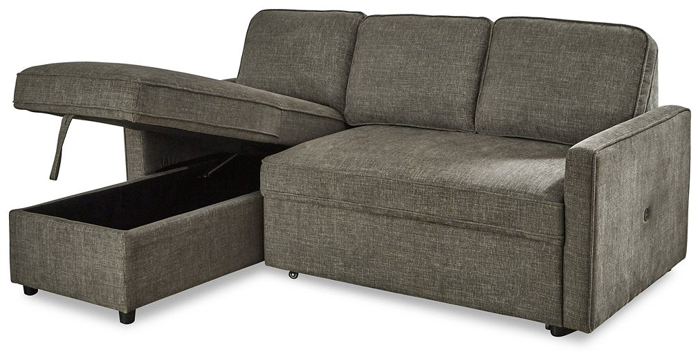 Kerle 2-Piece Sectional with Pop Up Bed - Yulissa Home Furnishings (NJ)