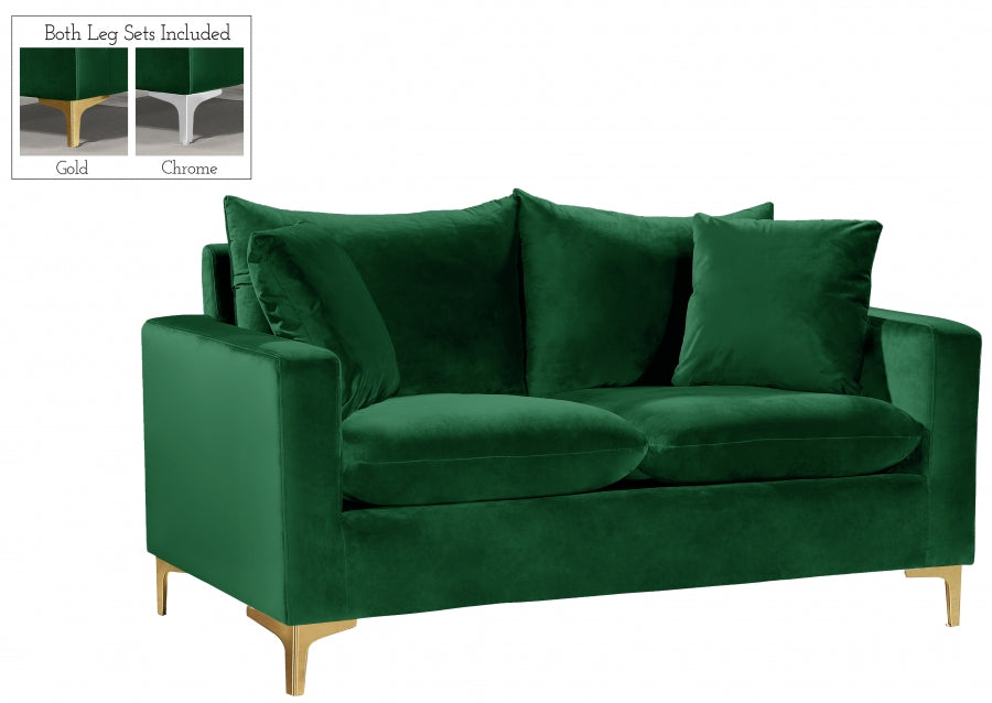 Naomi Velvet Loveseat SKU: LO00014