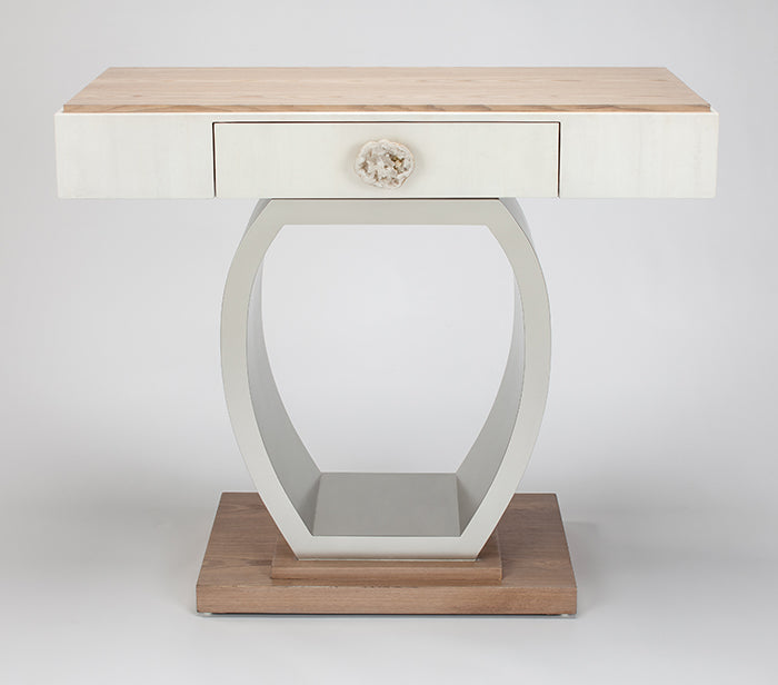 Geo Stone Accents Console Table SKU: CO00014