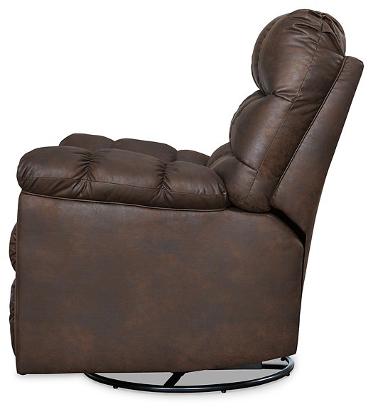 Derwin Swivel Glider Recliner - Yulissa Home Furnishings (NJ)