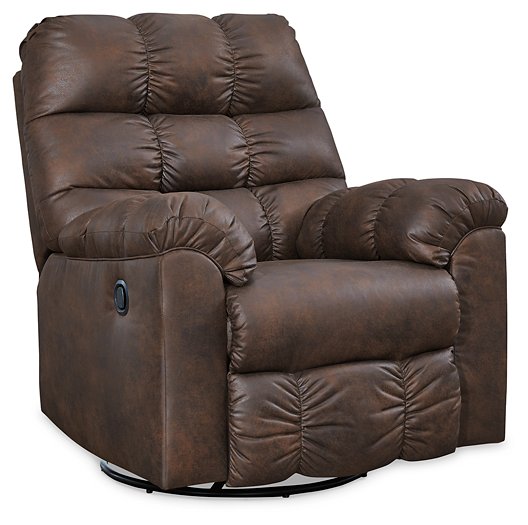 Derwin Swivel Glider Recliner - Yulissa Home Furnishings (NJ)