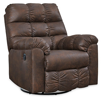 Derwin Swivel Glider Recliner - Yulissa Home Furnishings (NJ)