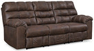 Derwin Reclining Sofa with Drop Down Table - Yulissa Home Furnishings (NJ)