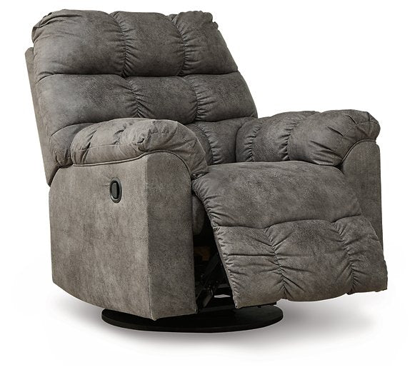 Derwin Swivel Glider Recliner - Yulissa Home Furnishings (NJ)