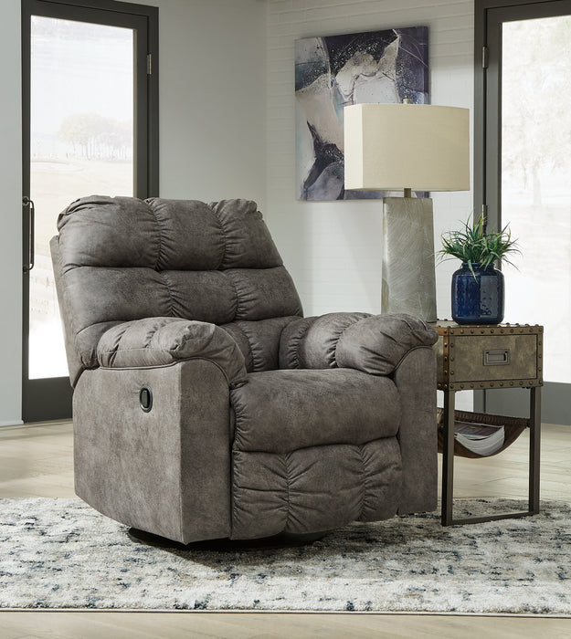 Derwin Swivel Glider Recliner - Yulissa Home Furnishings (NJ)