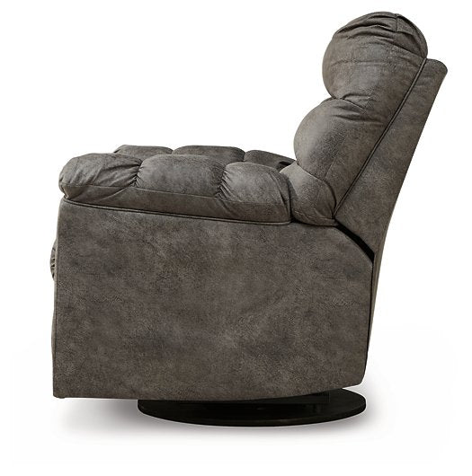 Derwin Swivel Glider Recliner - Yulissa Home Furnishings (NJ)