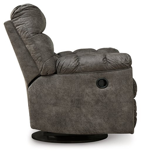 Derwin Swivel Glider Recliner - Yulissa Home Furnishings (NJ)