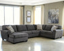 Ambee 3-Piece Sectional with Chaise - Yulissa Home Furnishings (NJ)