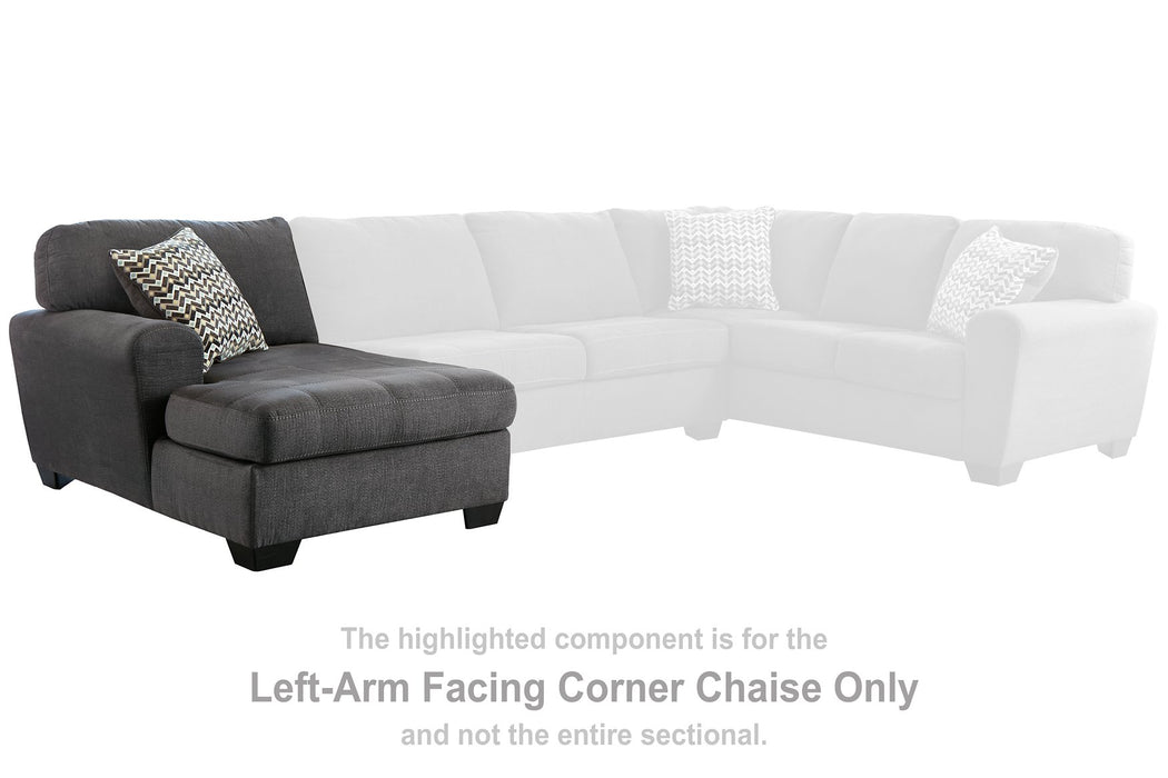 Ambee 3-Piece Sectional with Chaise - Yulissa Home Furnishings (NJ)