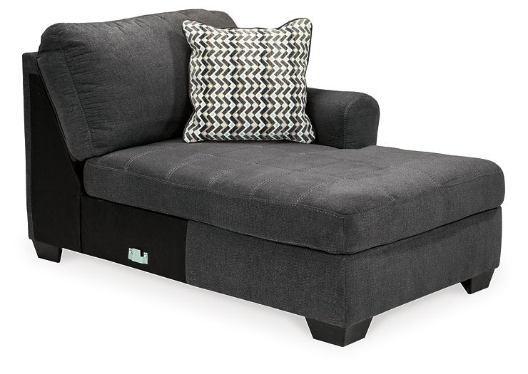 Ambee 3-Piece Sectional with Chaise - Yulissa Home Furnishings (NJ)