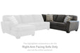 Ambee 3-Piece Sectional with Chaise - Yulissa Home Furnishings (NJ)