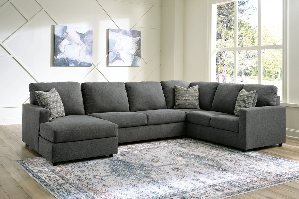 Edenfield 3-Piece Sectional with Chaise - Yulissa Home Furnishings (NJ)