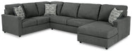 Edenfield 3-Piece Sectional with Chaise - Yulissa Home Furnishings (NJ)