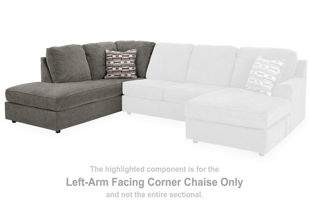 O'Phannon 2-Piece Sectional with Chaise - Yulissa Home Furnishings (NJ)