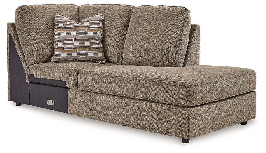 O'Phannon 2-Piece Sectional with Chaise - Yulissa Home Furnishings (NJ)