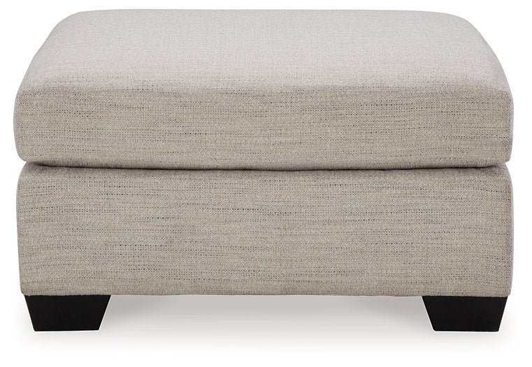 Mahoney Oversized Accent Ottoman - Yulissa Home Furnishings (NJ)