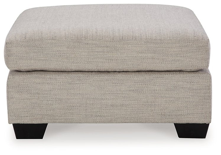 Mahoney Oversized Accent Ottoman - Yulissa Home Furnishings (NJ)