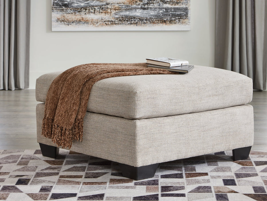 Mahoney Oversized Accent Ottoman - Yulissa Home Furnishings (NJ)