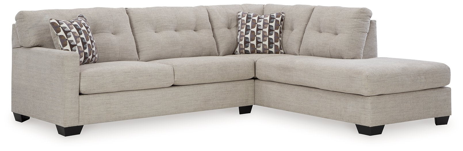 Mahoney 2-Piece Sectional with Chaise - Yulissa Home Furnishings (NJ)