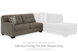 Mahoney 2-Piece Sleeper Sectional with Chaise - Yulissa Home Furnishings (NJ)