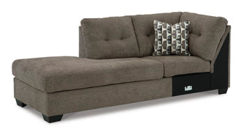 Mahoney 2-Piece Sleeper Sectional with Chaise - Yulissa Home Furnishings (NJ)