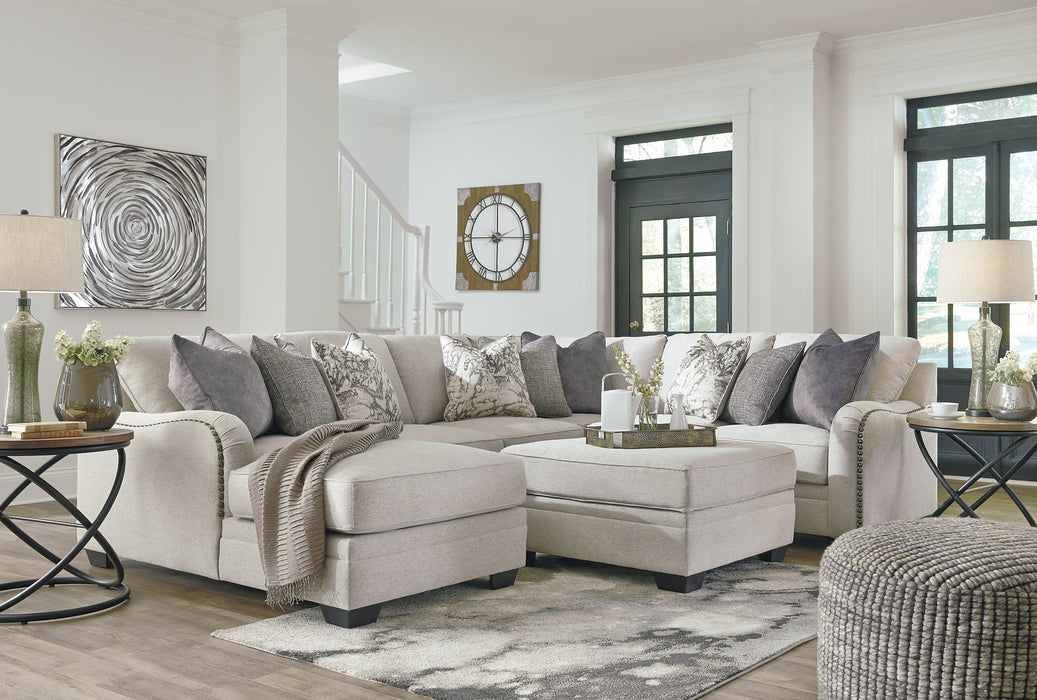 Dellara Sectional with Chaise - Yulissa Home Furnishings (NJ)