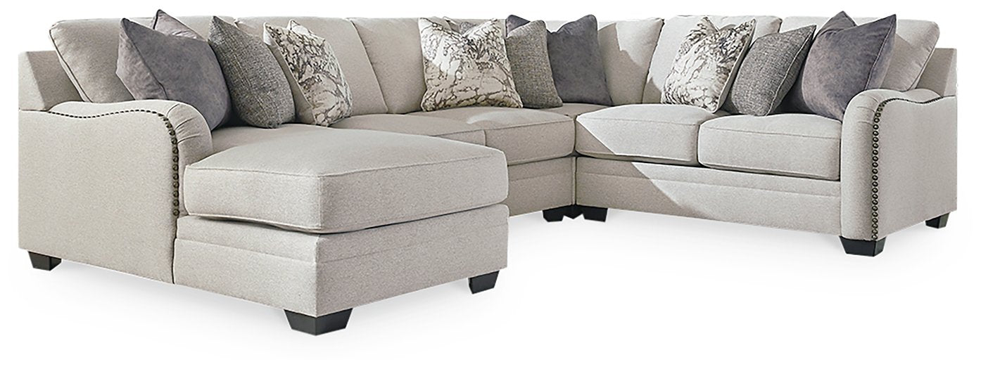 Dellara Sectional with Chaise - Yulissa Home Furnishings (NJ)