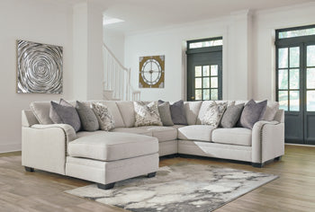 Dellara Sectional with Chaise - Yulissa Home Furnishings (NJ)