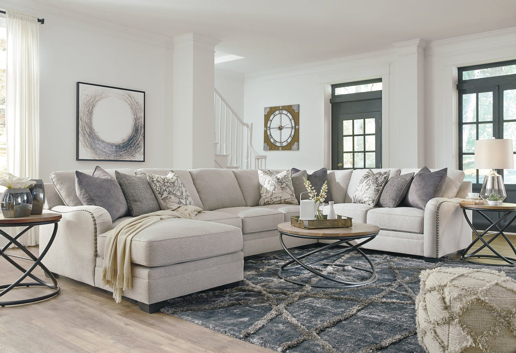 Dellara Sectional with Chaise - Yulissa Home Furnishings (NJ)