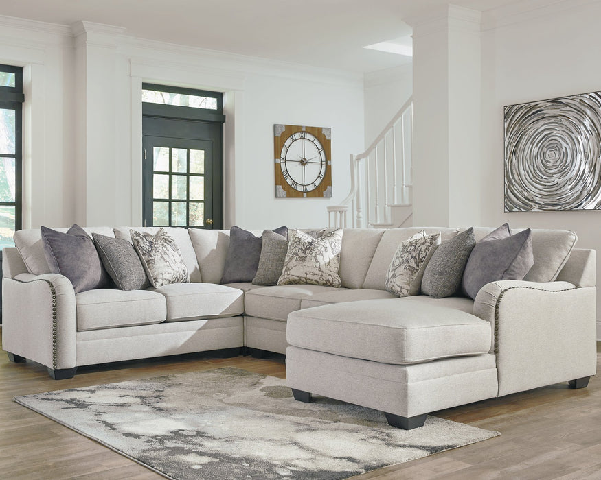 Dellara Sectional with Chaise - Yulissa Home Furnishings (NJ)