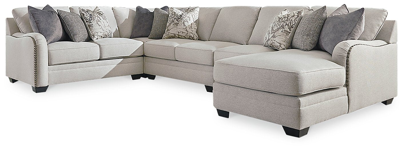 Dellara Sectional with Chaise - Yulissa Home Furnishings (NJ)