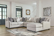 Dellara Sectional with Chaise - Yulissa Home Furnishings (NJ)