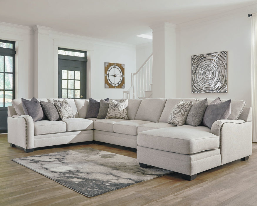 Dellara Sectional with Chaise - Yulissa Home Furnishings (NJ)