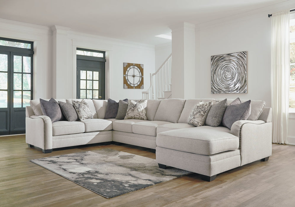 Dellara Sectional with Chaise - Yulissa Home Furnishings (NJ)