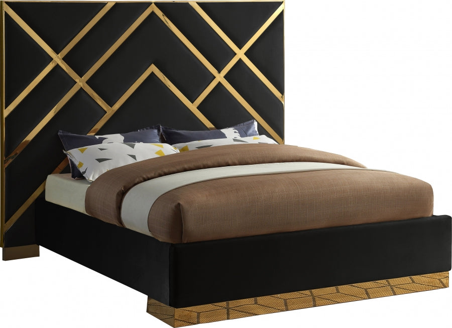 Vector Faux Leather Bed