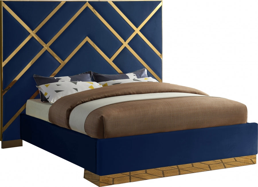 Vector Faux Leather Bed