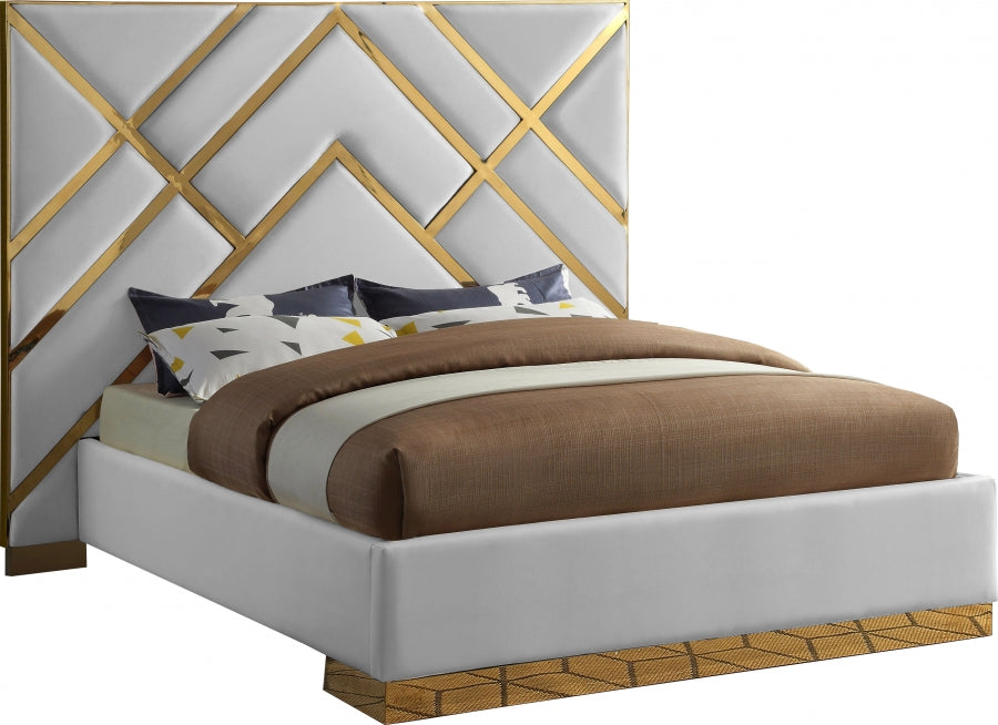 Vector Faux Leather Bed