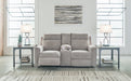 Barnsana Power Reclining Loveseat with Console - Yulissa Home Furnishings (NJ)